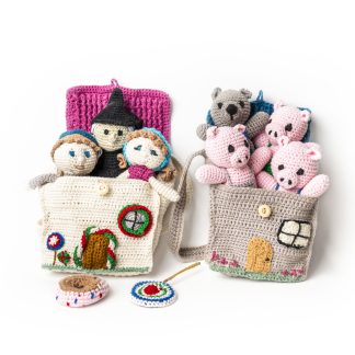 Casita de cuentos tejido a crochet Handina