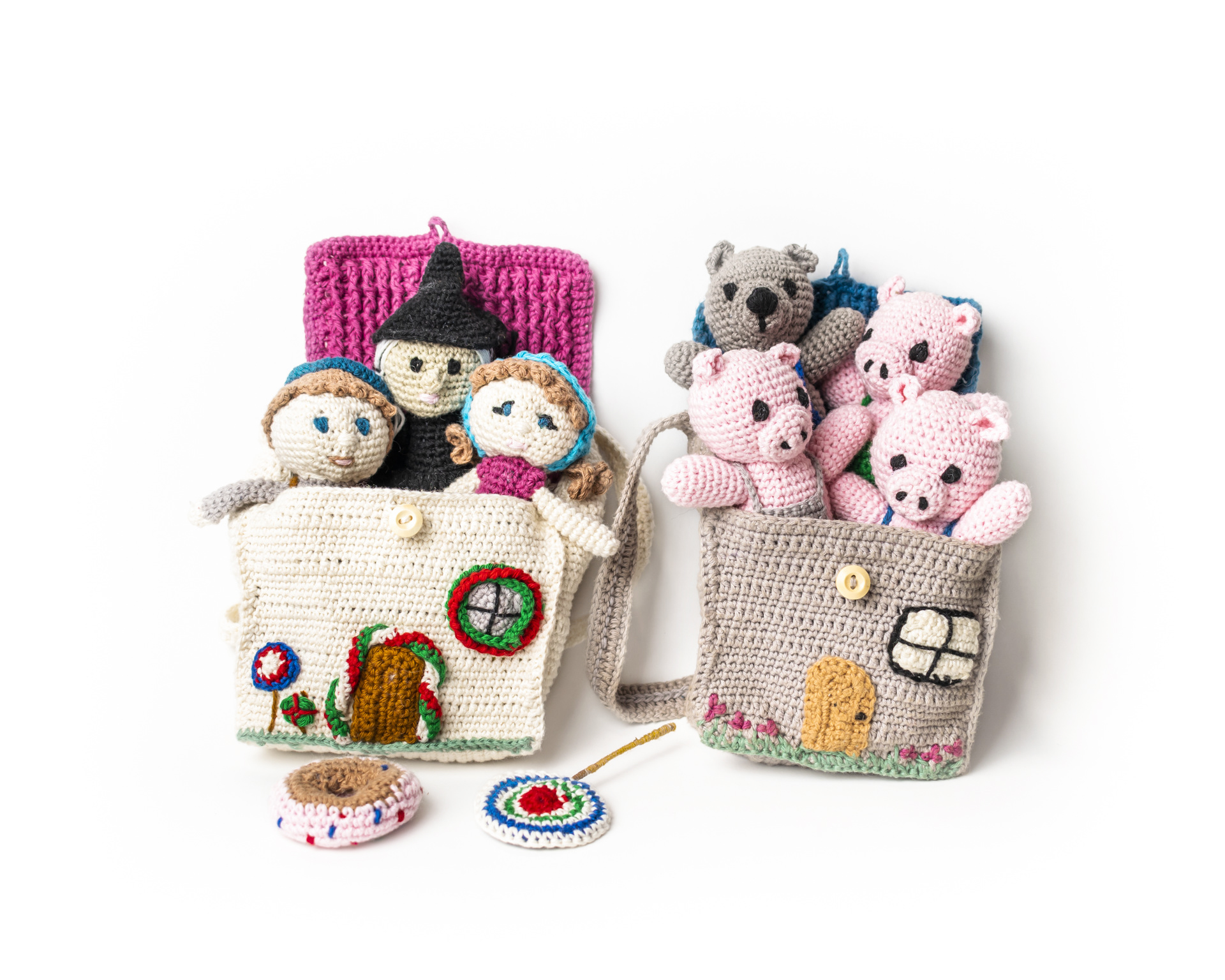 Casita de cuentos tejido a crochet Handina