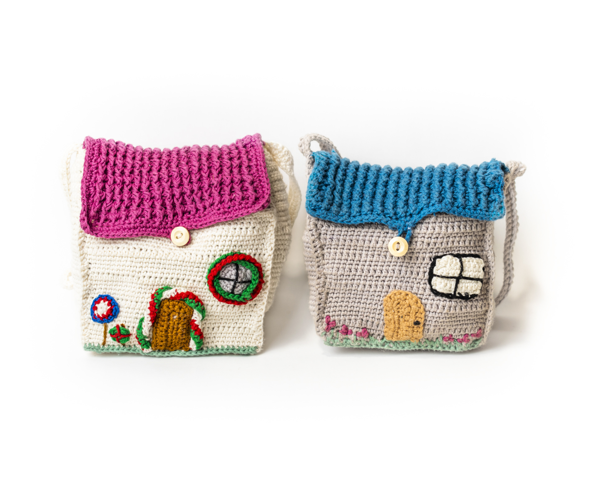 Casita de cuentos tejido a crochet Handina - Imagen 2
