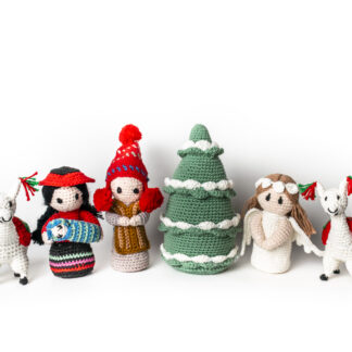 Nacimiento andino crochet 7 piezas - Handina