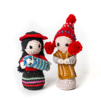 Nacimiento andino crochet 3 piezas - Handina