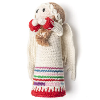 Angelita grande 100% algodón tejido a crochet
