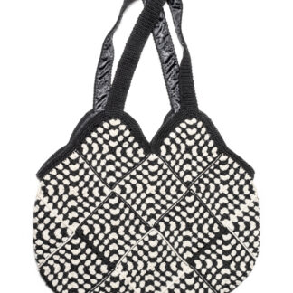 Cartera rombo 100% algodón tejido a crochet